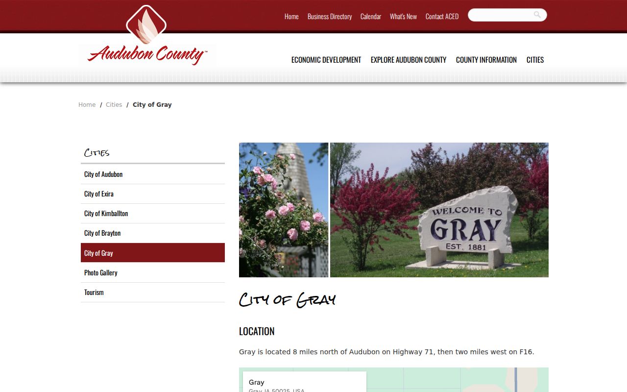 Official Gray profile used for Gray warrant record context
